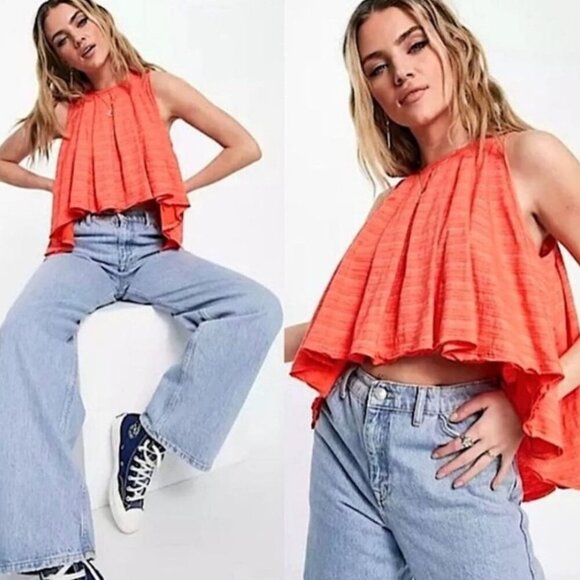 Free People Tops - Free People Turn It Up Sleeveless Swing Top Size Med